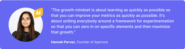 Hannah Parvaz on the growth mindset