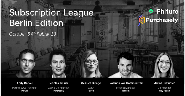 Speakers of Subscription League Berlin Edition