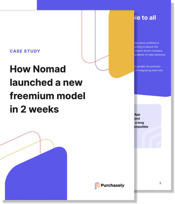 Purchasely cast study - How Nomad launched a new freemium model in 2 weeks