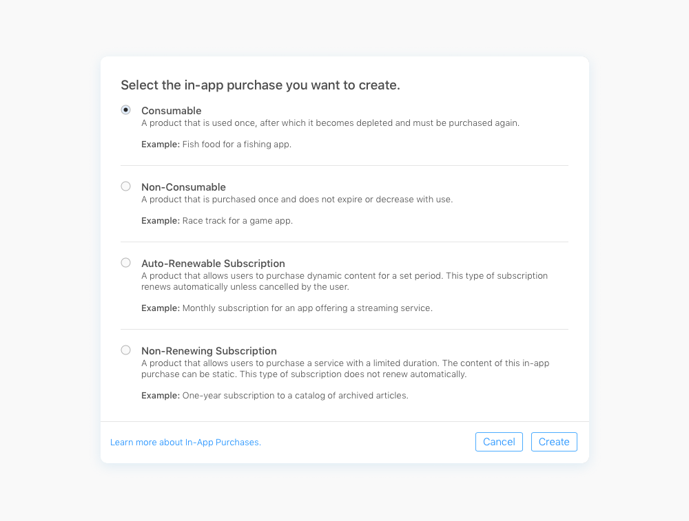 Processing Purchases, In App Purchasing