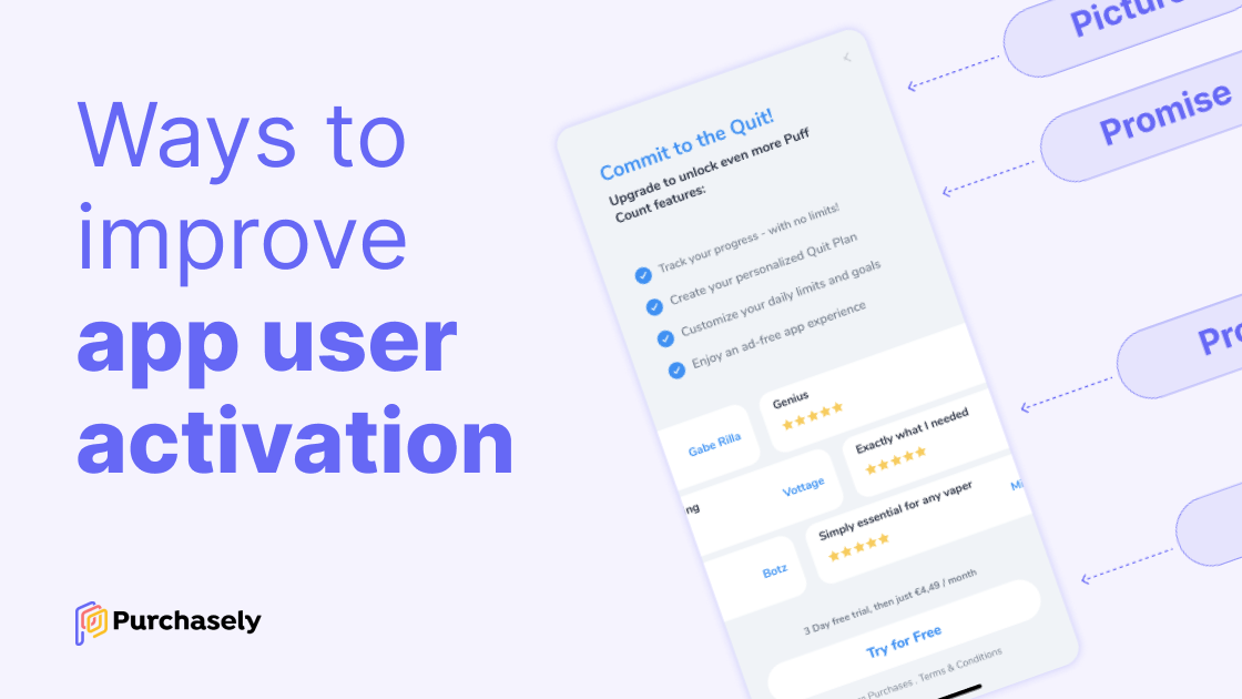 Ways to improve app user activation