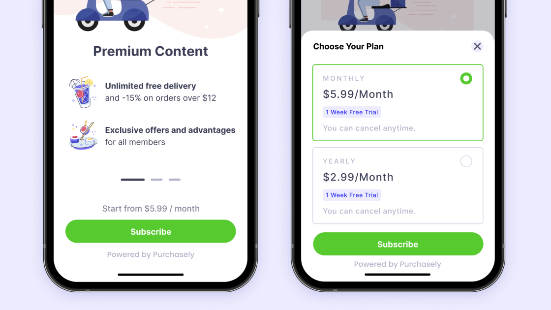 examples of business model subscription based